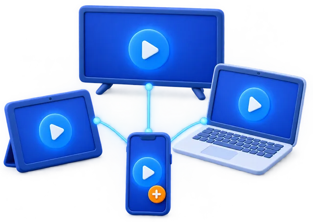 IPTV op smart-tv, telefoon, tablet en MAG-box